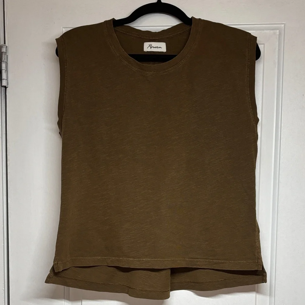 Rowan Savannah Muscle Tank - Forest Green - Picture 2 of 6